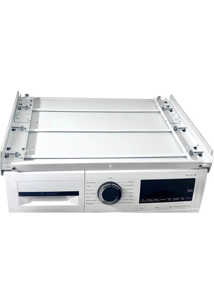 Birlmatik Metal&Kemersiz Çamaşır Kurutma Makinesi ve Çamaşır Yıkama Makinesi Üst-Üste Birleştirme Aparatı(Beyaz) fırsatları