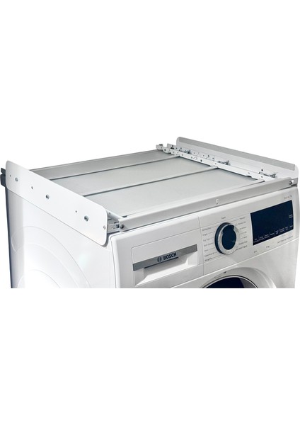 Birlmatik Metal&Kemersiz Çamaşır Kurutma Makinesi ve Çamaşır Yıkama Makinesi Üst-Üste Birleştirme Aparatı(Beyaz) modelleri