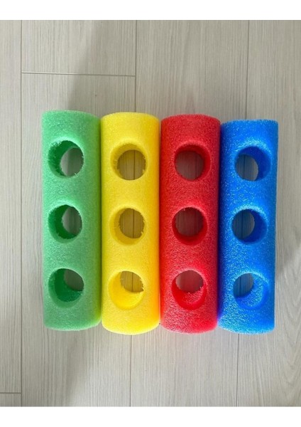 Elite Havuz Makarnası Bağlantısı, Yüzme Makarnası Konnektörü Üç Delikli - Sarı 1 Adet