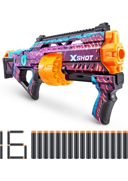 Elite Skıns Last Stand Köpük Dart Fırlatıcı – 14 Dart Kapasitesi, Modern Tasarım 1 Adet