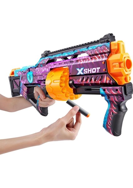 Elite Skıns Last Stand Köpük Dart Fırlatıcı – 14 Dart Kapasitesi, Modern Tasarım 1 Adet