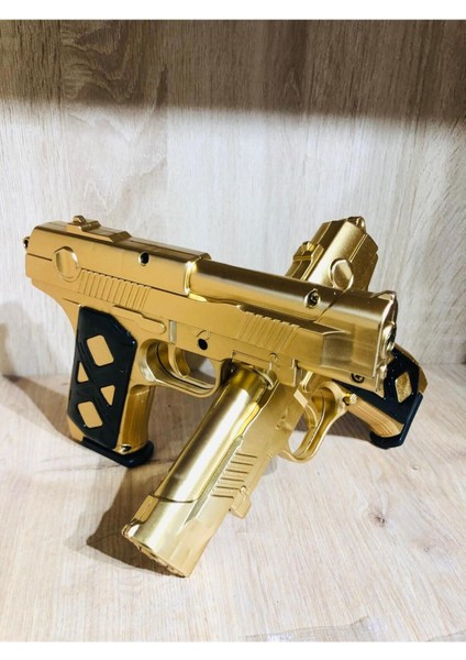 Elite Boncuklu Silah Gold 2 Adet ve 21 Paket Plastik Boncuk 1 Adet