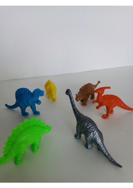 Elite Oyuncak Dinazor Hayvanları Seti 6 Parça - Dinozor Dünyası Oyuncak Seti 6'lı Dinazor Oyuncak 1 Adet