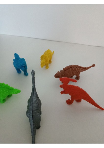 Elite Oyuncak Dinazor Hayvanları Seti 6 Parça - Dinozor Dünyası Oyuncak Seti 6'lı Dinazor Oyuncak 1 Adet