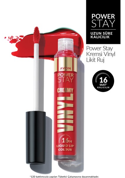 Power Stay Kremsi Vinyl Likit Ruj - In Command Coral