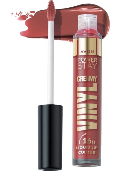 Power Stay Kremsi Vinyl Likit Ruj - Nude Muse