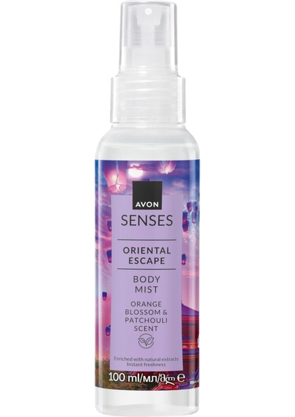 Senses Oriental Escape Portakal Çiçeği ve Paçuli Kokulu Vücut Spreyi 100 ml
