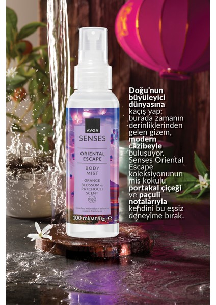 Senses Oriental Escape Portakal Çiçeği ve Paçuli Kokulu Vücut Spreyi 100 ml modelleri