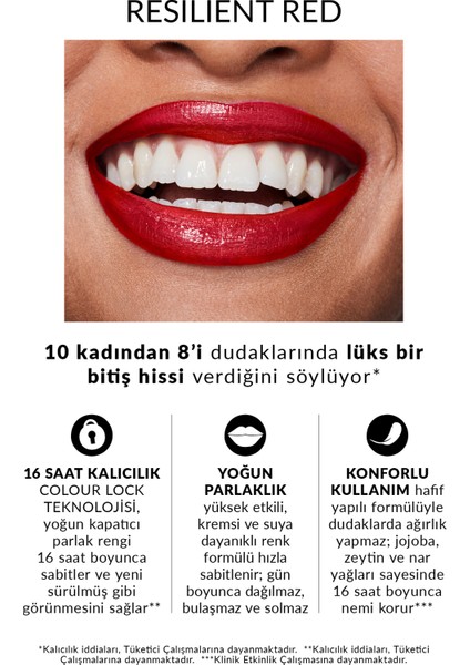 Power Stay Kremsi Vinyl Likit Ruj - Resilient Red