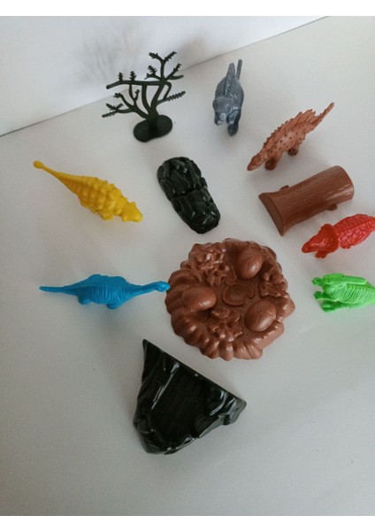 Elite Oyuncak Dinazor Hayvanları Seti 11 Parça Büyük Boy Dinozor Dünyası Oyuncak Seti 11 Parça Kartelada 1 Adet