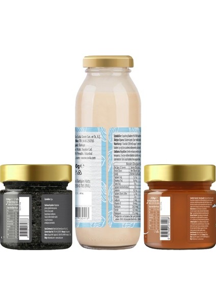 3'lü Ürün - Ravla Chia Tohumu 150G / Badem Içeceği 250G / Kids Meşe Balı 250G fiyatları