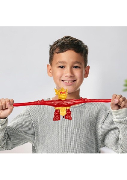 Elite Heroes Of Goo Jit Zu Stretch Tekli Paket Blazagon Benzersiz Goo Dolgu, Boyutlarının 3 Katına Kadar U 1 Adet