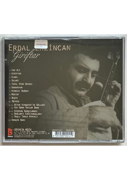 Erdal Erzincan Giriftar CD (Orijinal Dönem Baskı Cd) fiyatları
