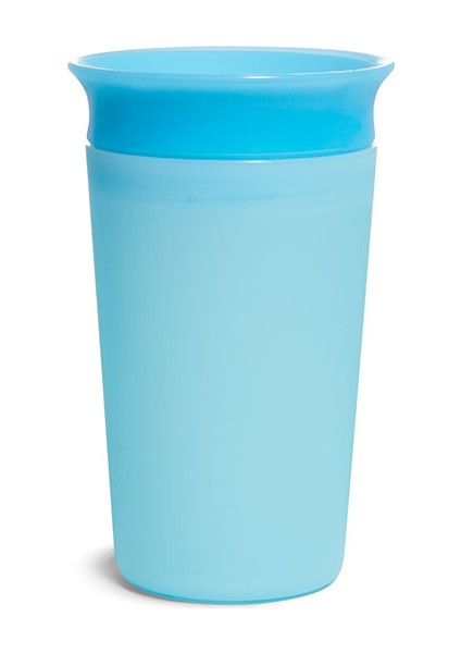 Mucize 360° Renk Değiştiren Alıştırma Bardağı, 12AY+, 266ML, Mavi, 1 Adet
