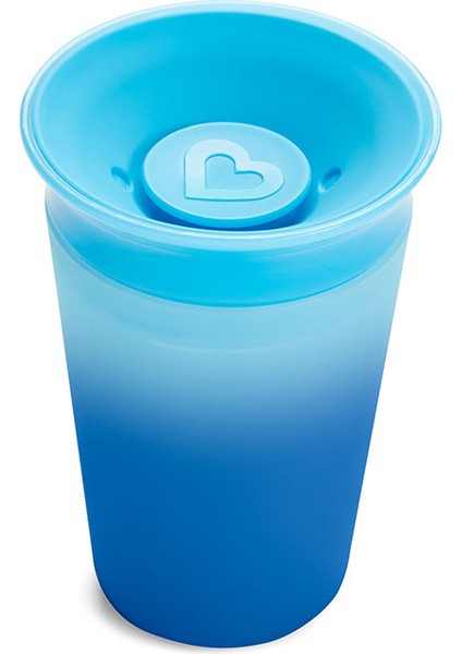 Mucize 360° Renk Değiştiren Alıştırma Bardağı, 12AY+, 266ML, Mavi, 1 Adet