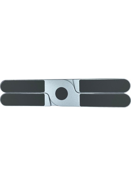 VNT-8001 Ayarlanabilir Katlanabilir 15.6" Alüminyum 360° Döner Başlıklı, Yükseklik ve Eğim Ayarlı, Kaymaz Yüzeyli notebook stant Kılıflı