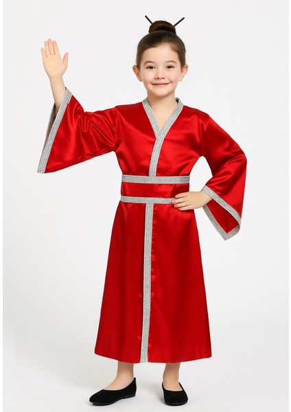 Kimono Kostümü Japonya Kız Kıyafeti