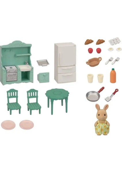 Elite Sylvanian Families Easy Buying Serisi Dining Room Set ESE5378 1 Adet modelleri
