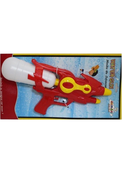 Elite Water Gun Kırmızı Su Tabancası Hazneli Su Tabancası 1 Adet