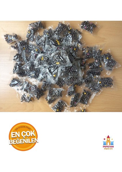 Elite Tabanca Için Boncuk Mermi** - 100 Paket (6000 Mermi) Oyuncak Silah Mermisi 1 Adet