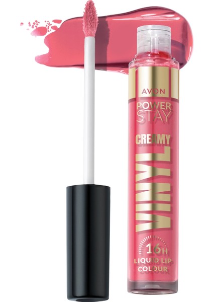 Power Stay Kremsi Vinyl Likit Ruj - Prized Pink