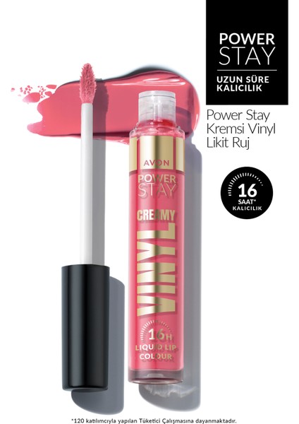 Power Stay Kremsi Vinyl Likit Ruj - Prized Pink fiyatları