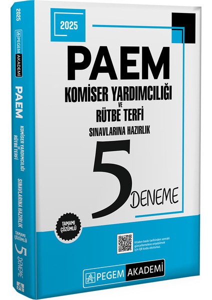 2025 Paem Komiser Yardımcılığı ve Rütbe Terfi Sınavlarına Hazırlı