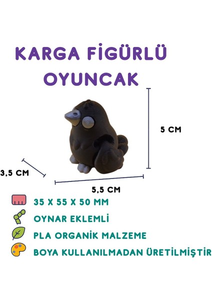 Elite 7li Set Baykuş – Yarasa – Örümcek – Zayıf Kedi – Karga Voodoo Bebek – Puma 1 Adet modelleri