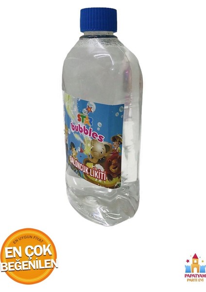 Elite Köpük Çıkarma Suyu Baloncuk Sıvısı Köpük Tabancası Baloncuk Likiti 500 ml - 5 Adet 1 Adet