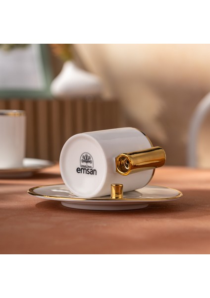 Modern 80 ml 6'lı Kahve Fincan Takımı fırsatları