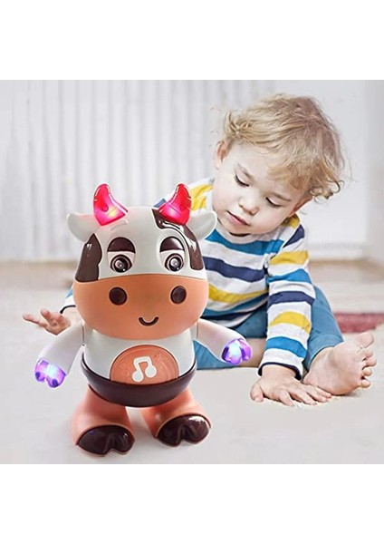 Elite Pilli Sesli Işıklı Hareket Eden Sevimli Inek 1 Adet modelleri