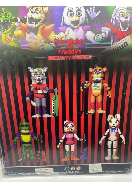 Elite Freddy Oyuncak Figürleri Five Nights At Freddy’s Fnaf Kaliteli Oyuncak Figür Set 8’li Yeni Model 1 Adet fırsatları