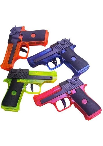 Elite Glock Model Renkli Basınçlı Hareketli Kızaklı Karne Hediyesi Su Tabancası 13 cm 1 Adet
