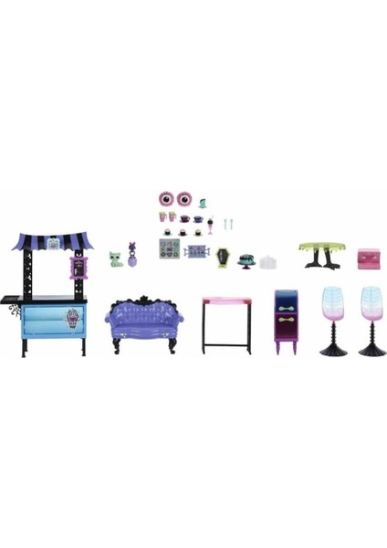 Elite HHK65 Monster High Coffin Bean Restoran Oyun Seti 1 Adet