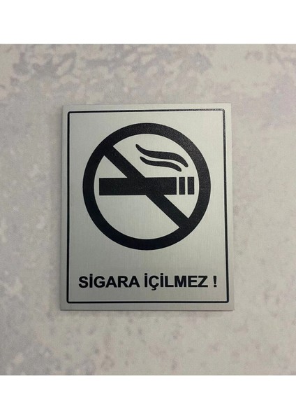 Sigara Içilmez Levhası - Metal