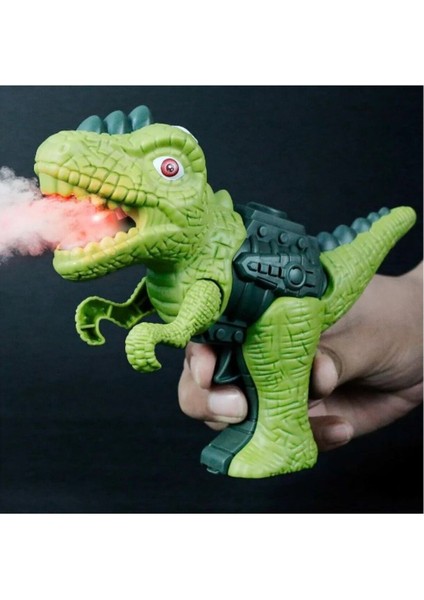 Elite Işıklı Sesli Oyuncak Dinazor Buhar Püskürten Buhar Çıkaran Dinozor T-Rex 1 Adet