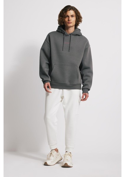 Kapüşonlu Oversize Fit Unisex Sweatshirt