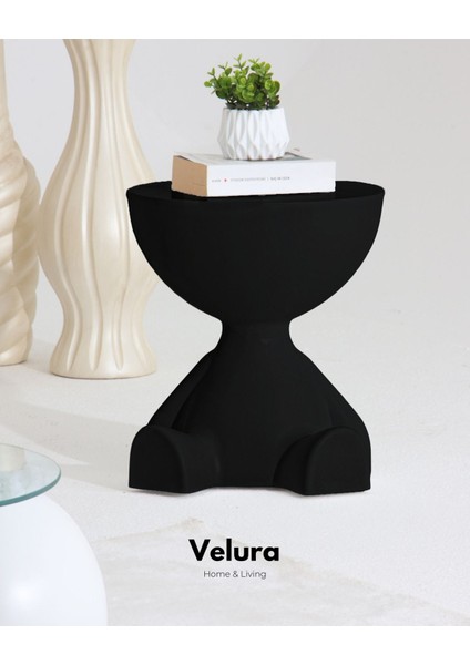 Tedy Yan Sehpa & Ayıcık Zigon Sehpa & Pinterest Sehpa Modeli - Siyah fiyatları