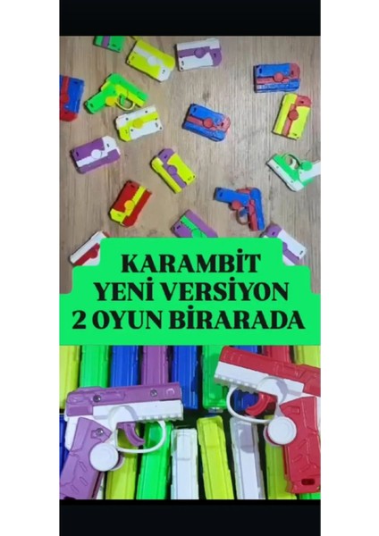 Elite Çark Tabanca Oyuncak Iki Versiyon (2 Adet Set) 1 Adet