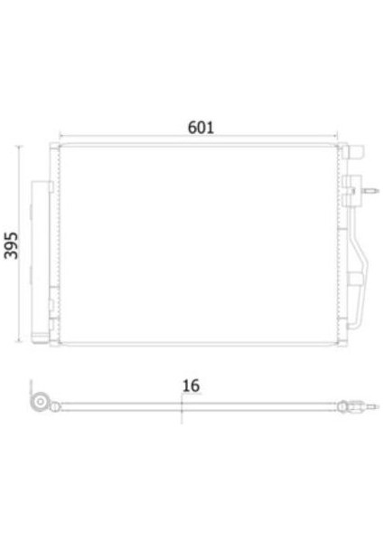 Mahle AC958000S -Knecht-Behr AC958000S A C-Kondansatör Opel Mokka Chev. Trax 96943762