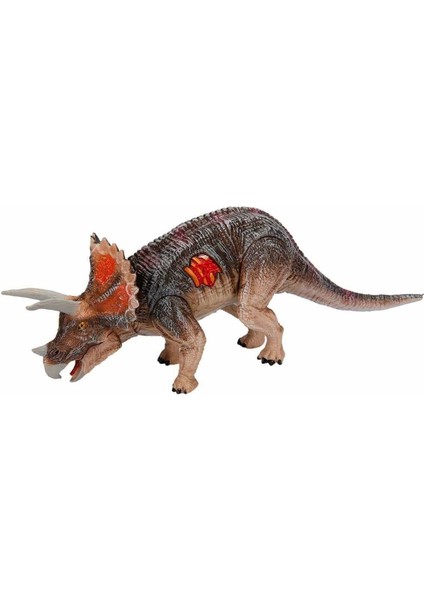 Elite Dinosaur World Sesli Dinozorlar 23 cm - Boynuzlu Baş 1 Adet