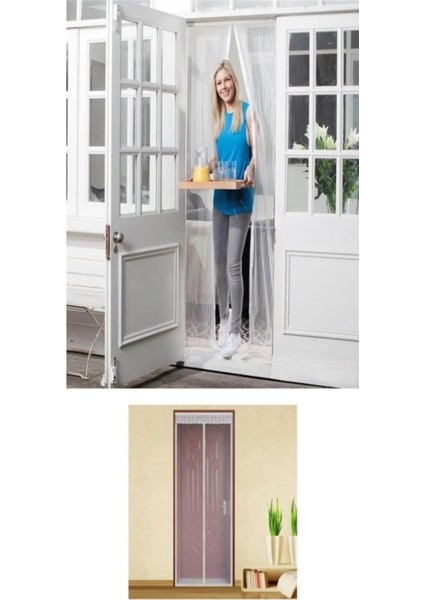 Mıknatıslı Sineklik Kapı 90 x 210 cm Böcek Perdesi Balkon Kapısı Sinek Perdesi fırsatları