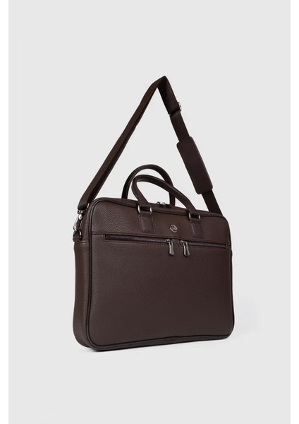 Unisex Laptop & Evrak Çantası 13"-14.6" Inç Kahverengi