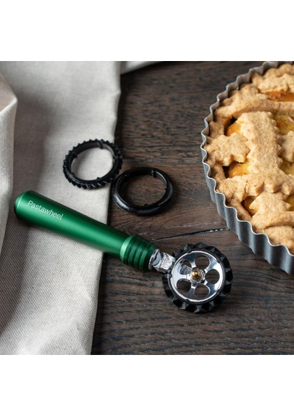 Pastawheel Makarna Hamuru Kesme Çarkı Yeşil Renk