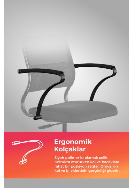 Ergolife Sit Air Ergonomik Çalışma Sandalyesi / Ofis Koltuğu - 572.60.1.152 indirimleri