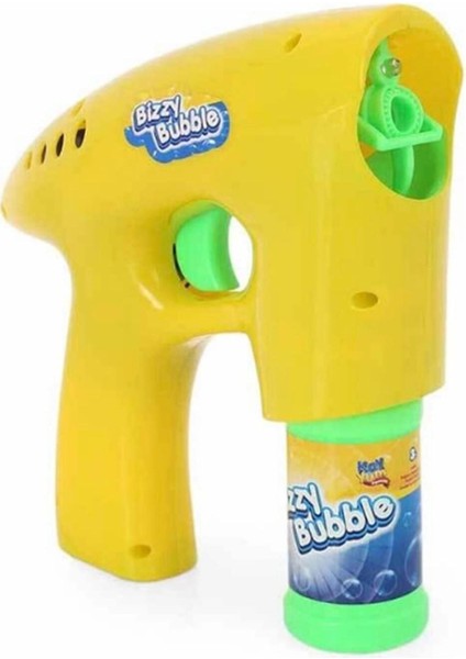 Elite Pilli Işıklı Köpük Tabancası Baloncuk Tabancası Bubble Gun Çok Köpük Yapma 2 Şişe Köpük Suyu Hediye 1 Adet