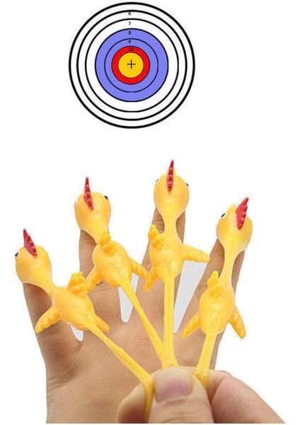 Elite Uçan Tavuk Sapan Kız Erkek Çocuk Eğlence Komik Squishy Yumuşak Oyuncak 1 Adet