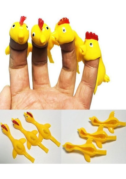 Elite Uçan Tavuk Sapan Kız Erkek Çocuk Eğlence Komik Squishy Yumuşak Oyuncak 1 Adet