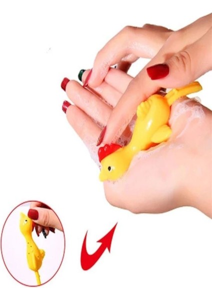 Elite Uçan Tavuk Sapan Kız Erkek Çocuk Eğlence Komik Squishy Yumuşak Oyuncak 1 Adet