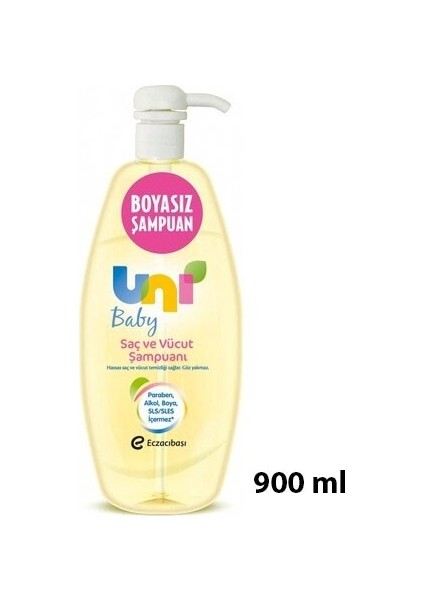 UnıBaby Saç Ve Vücut Şampuanı 900ml